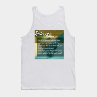 40 RULES OF LOVE - 13 Tank Top